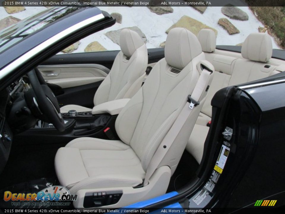 Front Seat of 2015 BMW 4 Series 428i xDrive Convertible Photo #11