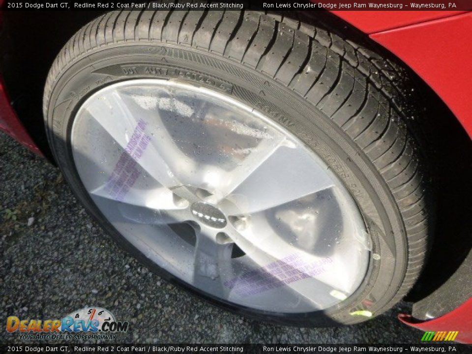 2015 Dodge Dart GT Redline Red 2 Coat Pearl / Black/Ruby Red Accent Stitching Photo #6