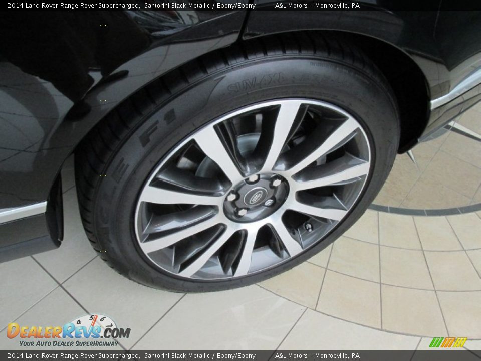 2014 Land Rover Range Rover Supercharged Santorini Black Metallic / Ebony/Ebony Photo #3
