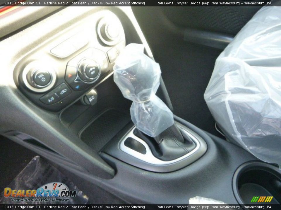 2015 Dodge Dart GT Redline Red 2 Coat Pearl / Black/Ruby Red Accent Stitching Photo #19