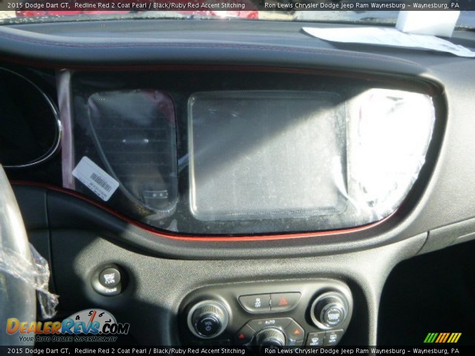 2015 Dodge Dart GT Redline Red 2 Coat Pearl / Black/Ruby Red Accent Stitching Photo #20