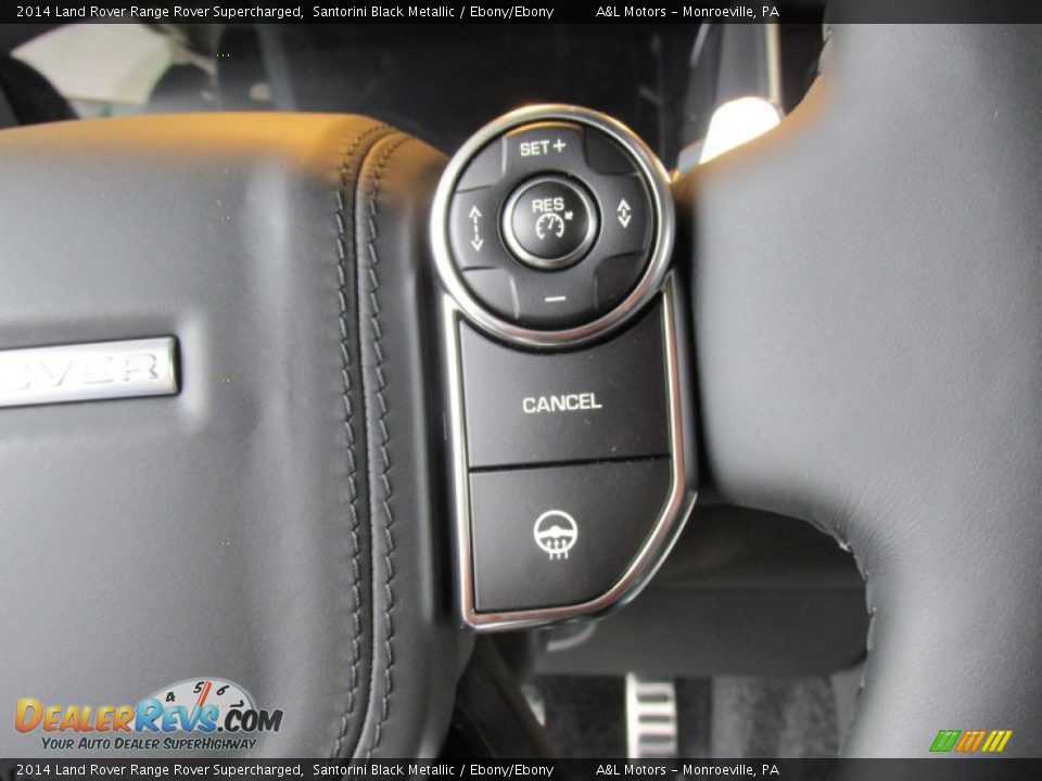 2014 Land Rover Range Rover Supercharged Santorini Black Metallic / Ebony/Ebony Photo #18