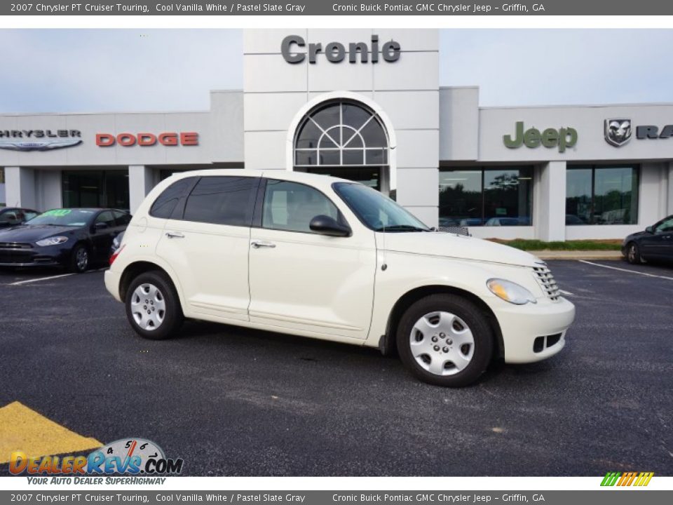 2007 Chrysler PT Cruiser Touring Cool Vanilla White / Pastel Slate Gray Photo #1