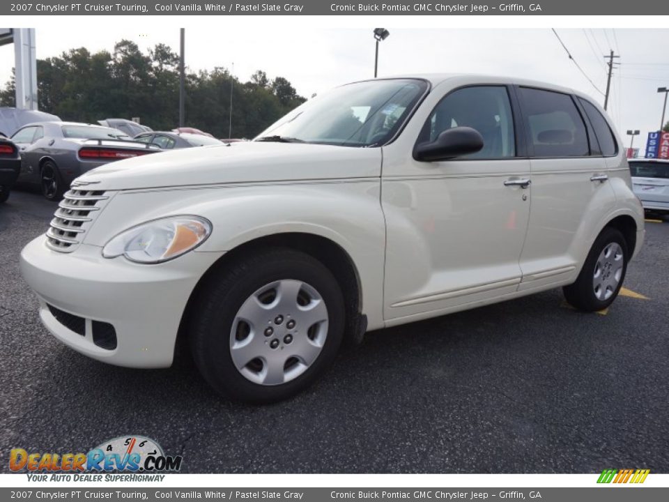 2007 Chrysler PT Cruiser Touring Cool Vanilla White / Pastel Slate Gray Photo #3
