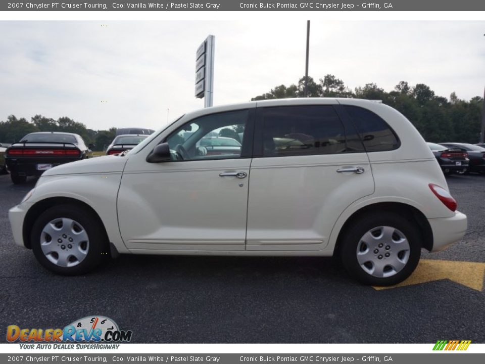 2007 Chrysler PT Cruiser Touring Cool Vanilla White / Pastel Slate Gray Photo #4