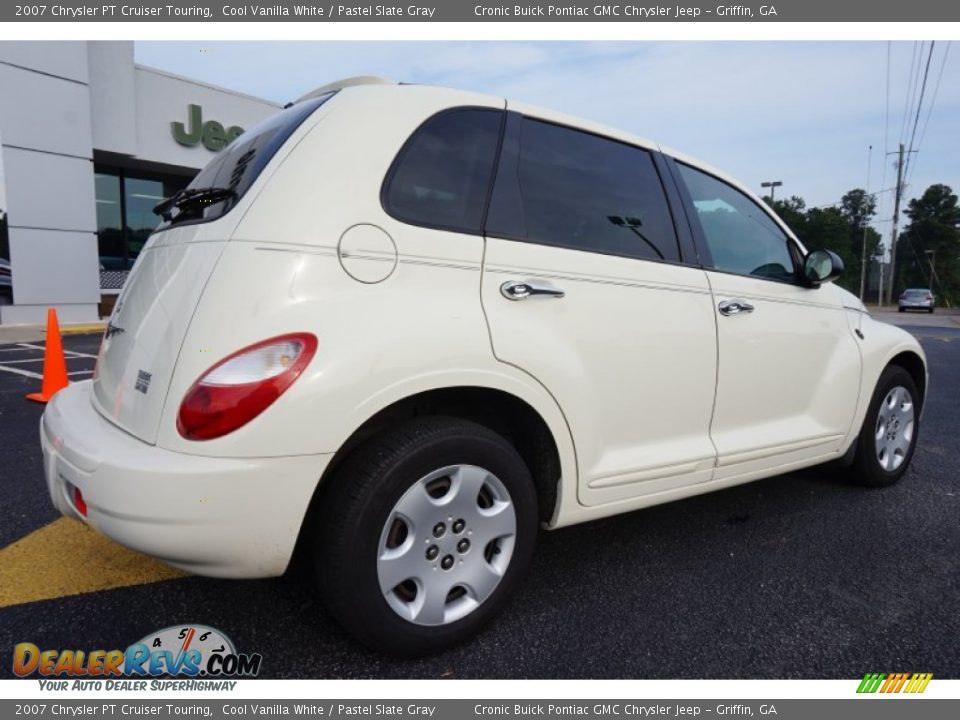2007 Chrysler PT Cruiser Touring Cool Vanilla White / Pastel Slate Gray Photo #7