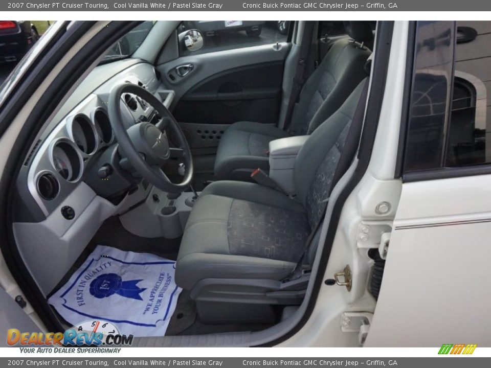 2007 Chrysler PT Cruiser Touring Cool Vanilla White / Pastel Slate Gray Photo #9