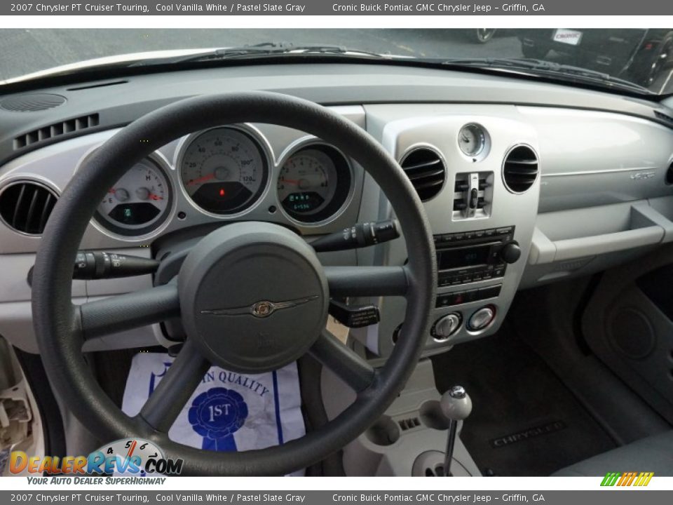 2007 Chrysler PT Cruiser Touring Cool Vanilla White / Pastel Slate Gray Photo #10