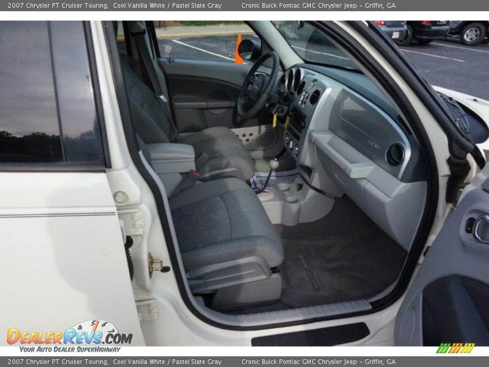 2007 Chrysler PT Cruiser Touring Cool Vanilla White / Pastel Slate Gray Photo #16
