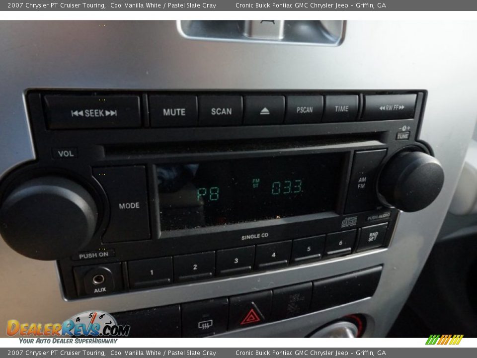 2007 Chrysler PT Cruiser Touring Cool Vanilla White / Pastel Slate Gray Photo #22