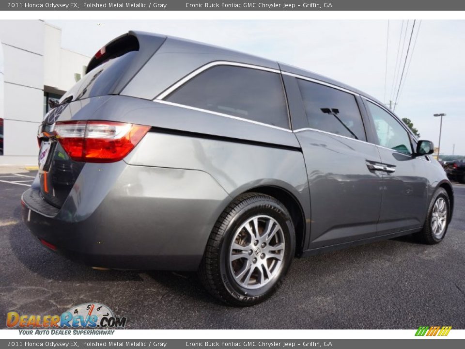2011 Honda Odyssey EX Polished Metal Metallic / Gray Photo #7