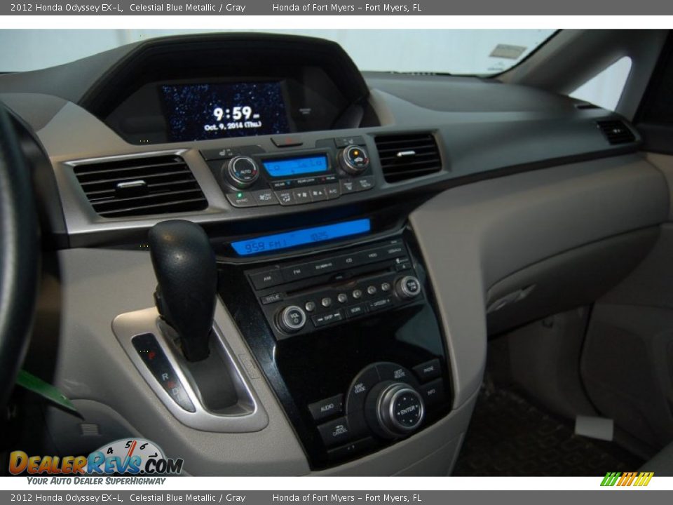 2012 Honda Odyssey EX-L Celestial Blue Metallic / Gray Photo #16