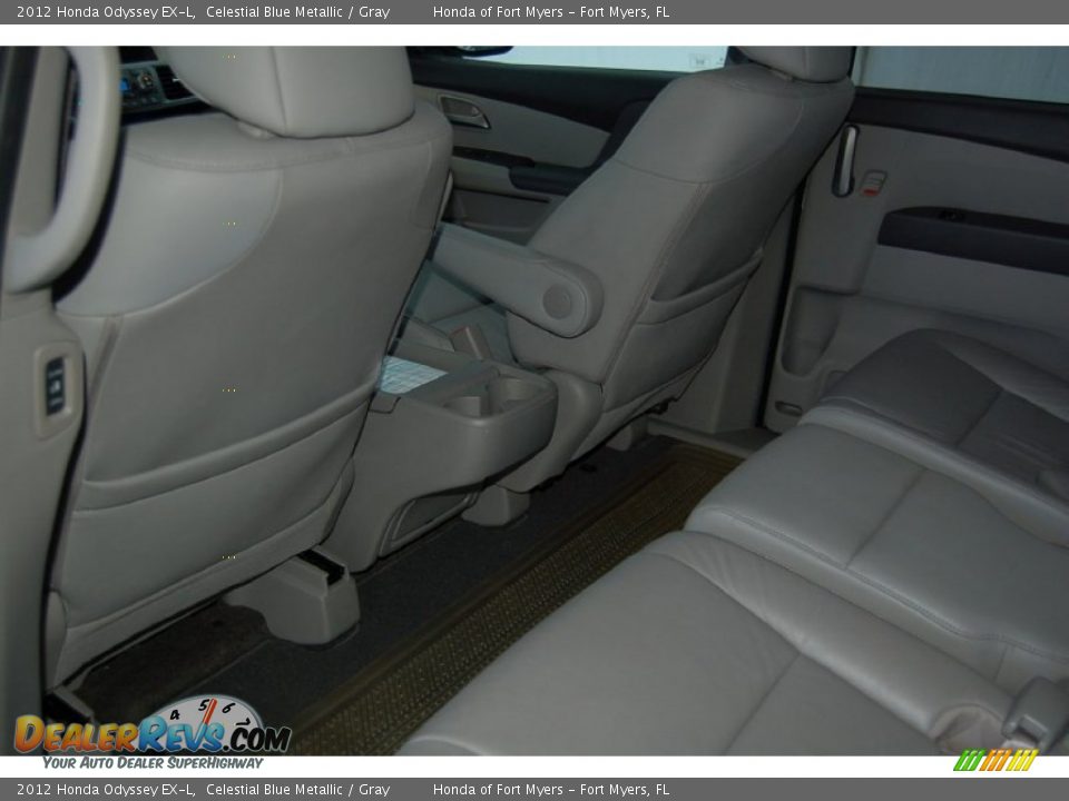 2012 Honda Odyssey EX-L Celestial Blue Metallic / Gray Photo #25