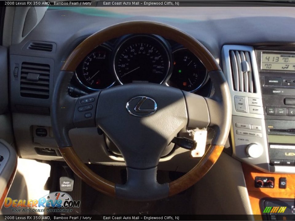 2008 Lexus RX 350 AWD Bamboo Pearl / Ivory Photo #12
