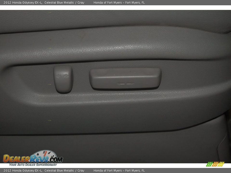 2012 Honda Odyssey EX-L Celestial Blue Metallic / Gray Photo #36