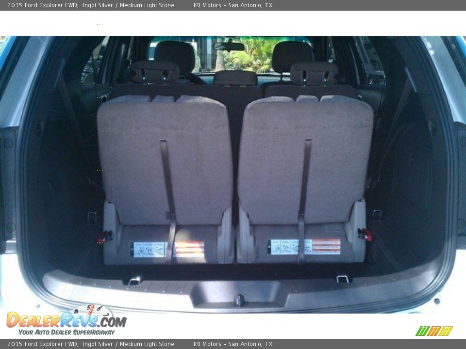 2015 Ford Explorer FWD Ingot Silver / Medium Light Stone Photo #11