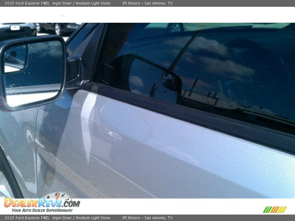 2015 Ford Explorer FWD Ingot Silver / Medium Light Stone Photo #19