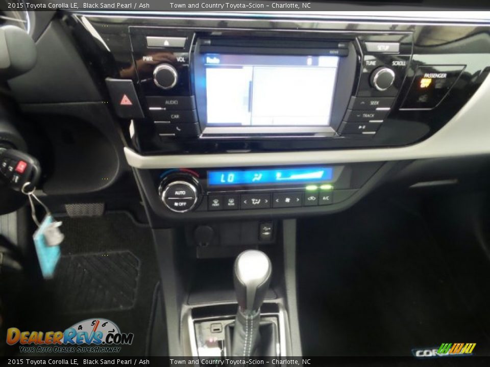 2015 Toyota Corolla LE Black Sand Pearl / Ash Photo #9
