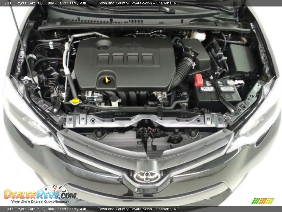 2015 Toyota Corolla LE Black Sand Pearl / Ash Photo #11