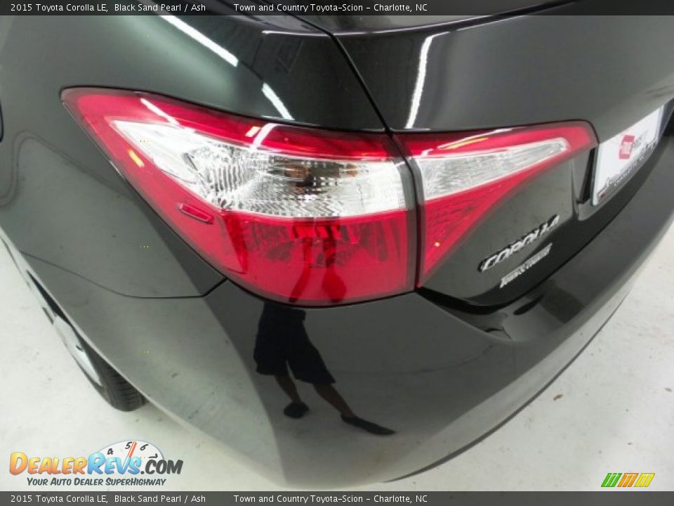 2015 Toyota Corolla LE Black Sand Pearl / Ash Photo #12