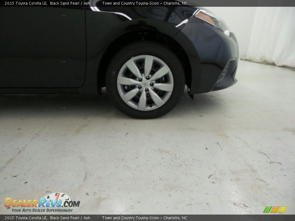 2015 Toyota Corolla LE Black Sand Pearl / Ash Photo #13