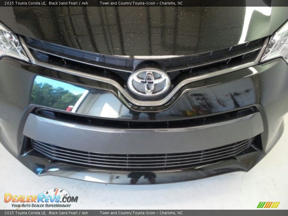 2015 Toyota Corolla LE Black Sand Pearl / Ash Photo #15