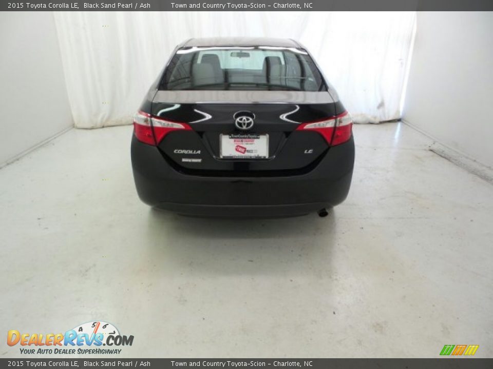 2015 Toyota Corolla LE Black Sand Pearl / Ash Photo #18