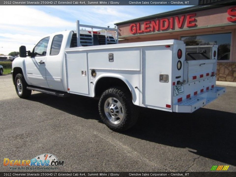 2012 Chevrolet Silverado 2500HD LT Extended Cab 4x4 Summit White / Ebony Photo #4