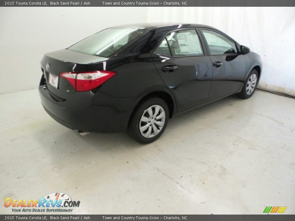 2015 Toyota Corolla LE Black Sand Pearl / Ash Photo #19