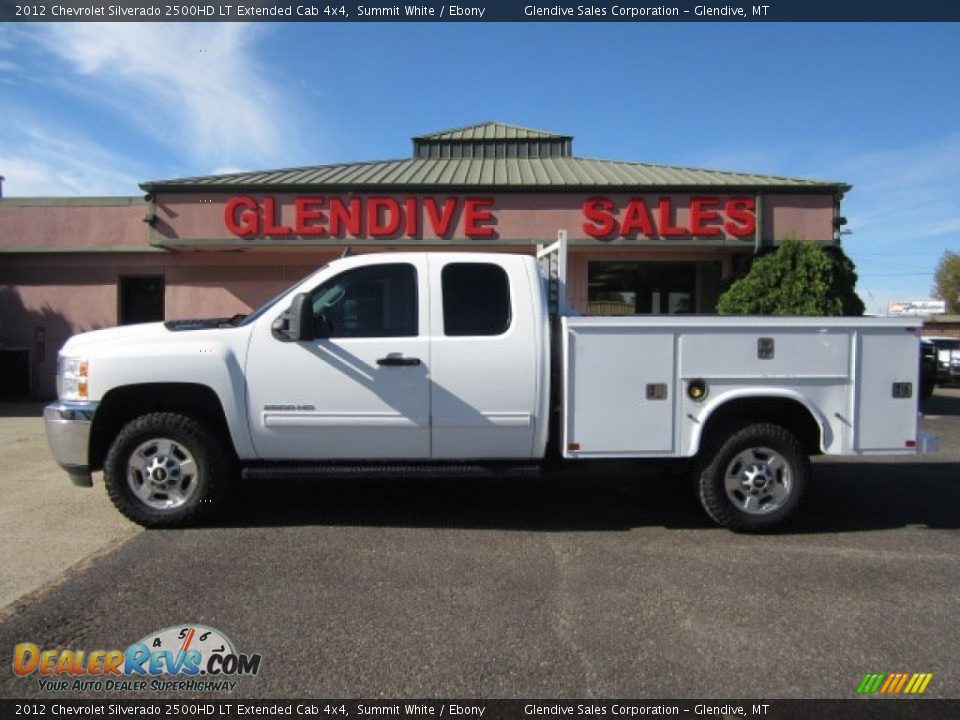2012 Chevrolet Silverado 2500HD LT Extended Cab 4x4 Summit White / Ebony Photo #5
