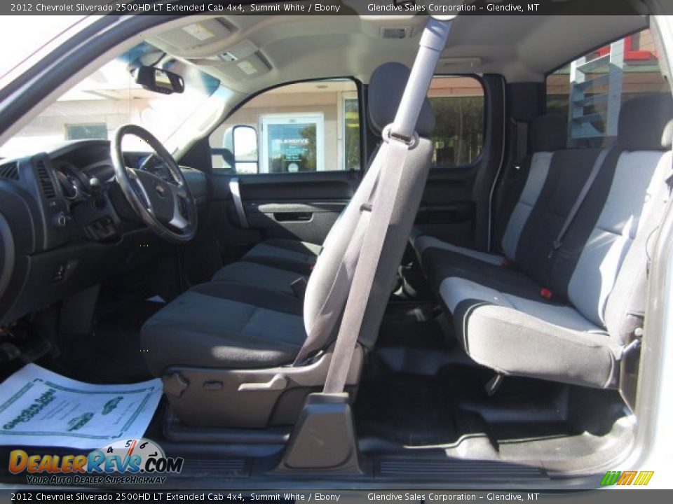 2012 Chevrolet Silverado 2500HD LT Extended Cab 4x4 Summit White / Ebony Photo #6