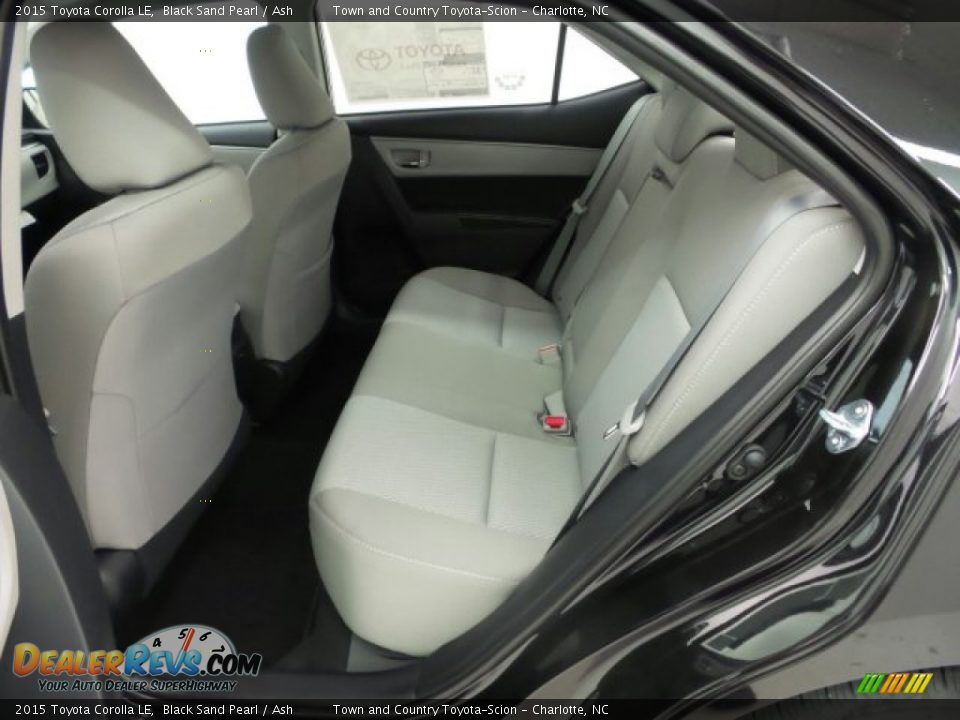 2015 Toyota Corolla LE Black Sand Pearl / Ash Photo #22
