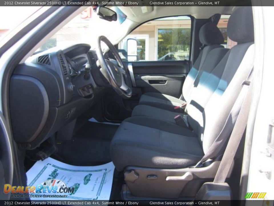 2012 Chevrolet Silverado 2500HD LT Extended Cab 4x4 Summit White / Ebony Photo #7