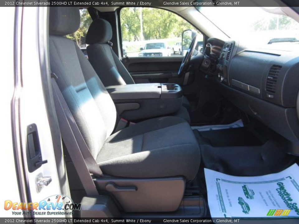 2012 Chevrolet Silverado 2500HD LT Extended Cab 4x4 Summit White / Ebony Photo #8