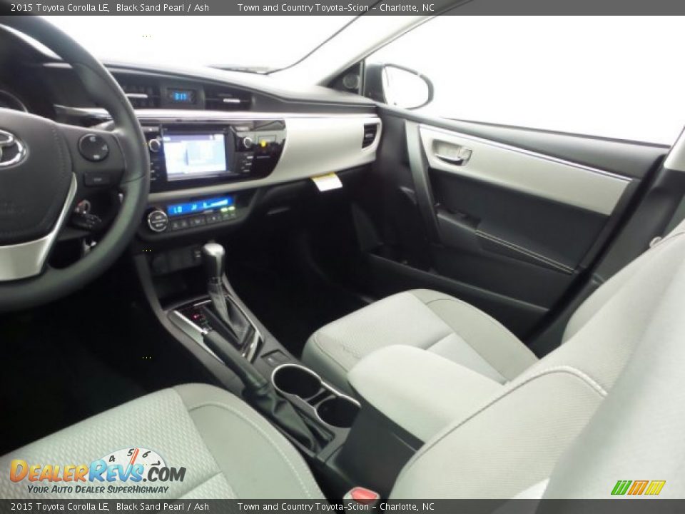 2015 Toyota Corolla LE Black Sand Pearl / Ash Photo #26