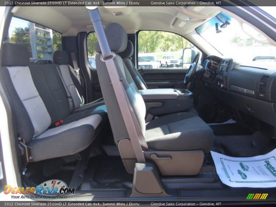 2012 Chevrolet Silverado 2500HD LT Extended Cab 4x4 Summit White / Ebony Photo #12