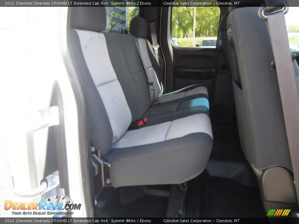 2012 Chevrolet Silverado 2500HD LT Extended Cab 4x4 Summit White / Ebony Photo #14