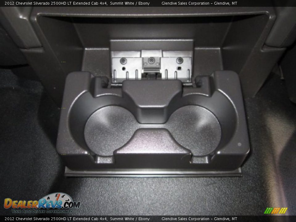 2012 Chevrolet Silverado 2500HD LT Extended Cab 4x4 Summit White / Ebony Photo #15