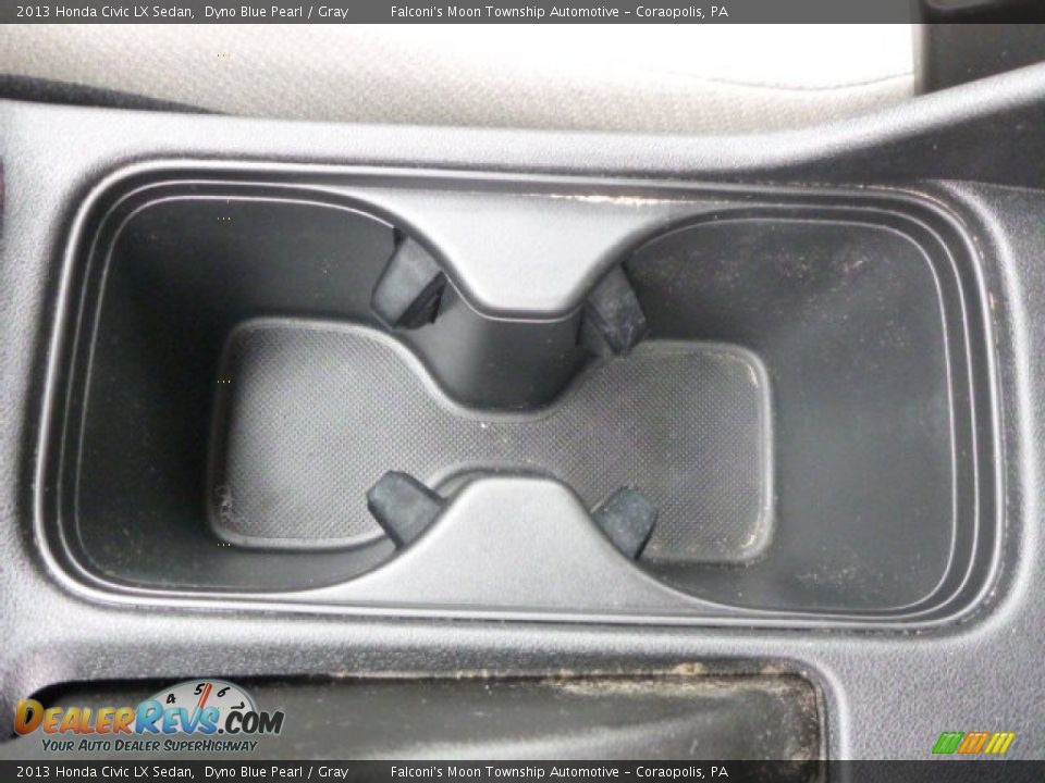 2013 Honda Civic LX Sedan Dyno Blue Pearl / Gray Photo #20