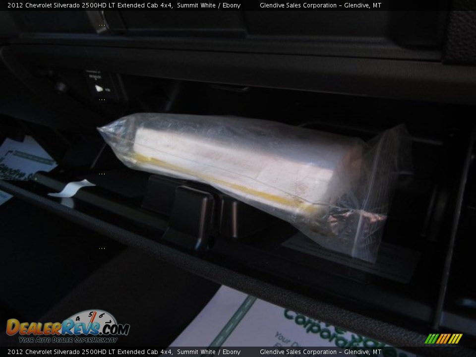 2012 Chevrolet Silverado 2500HD LT Extended Cab 4x4 Summit White / Ebony Photo #20