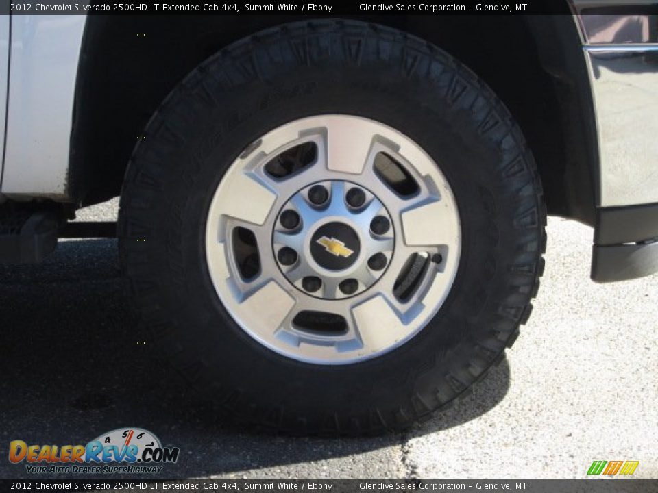 2012 Chevrolet Silverado 2500HD LT Extended Cab 4x4 Summit White / Ebony Photo #21