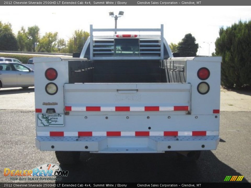 2012 Chevrolet Silverado 2500HD LT Extended Cab 4x4 Summit White / Ebony Photo #22