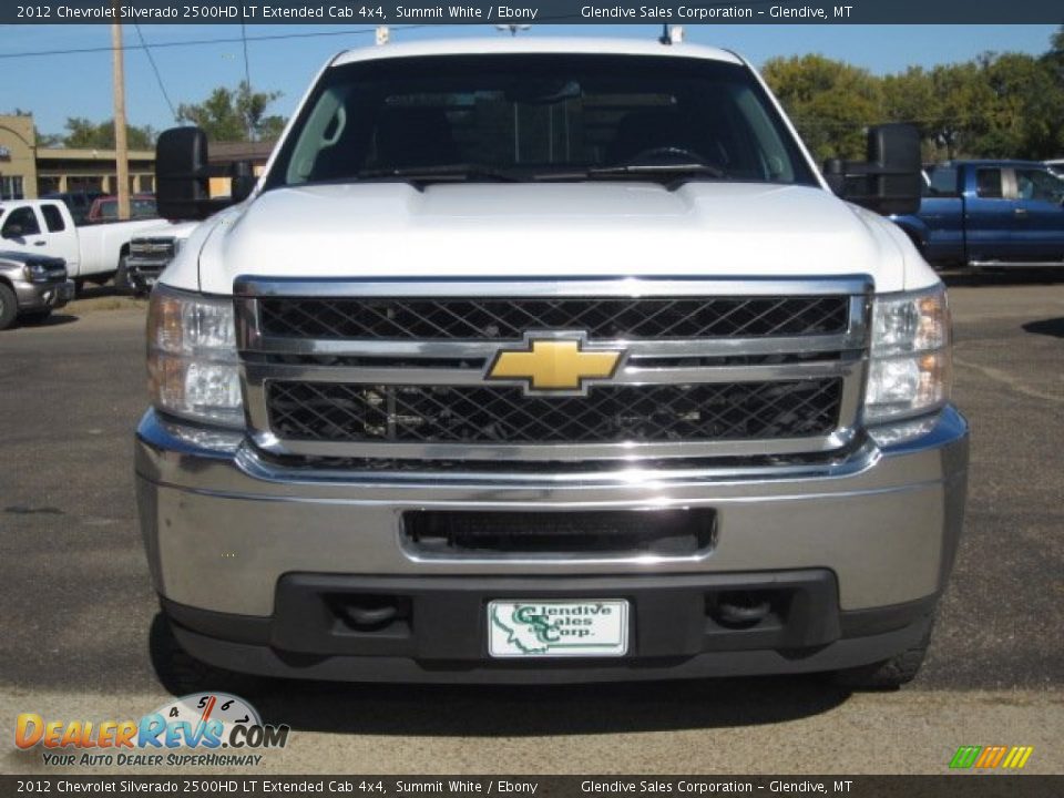 2012 Chevrolet Silverado 2500HD LT Extended Cab 4x4 Summit White / Ebony Photo #23
