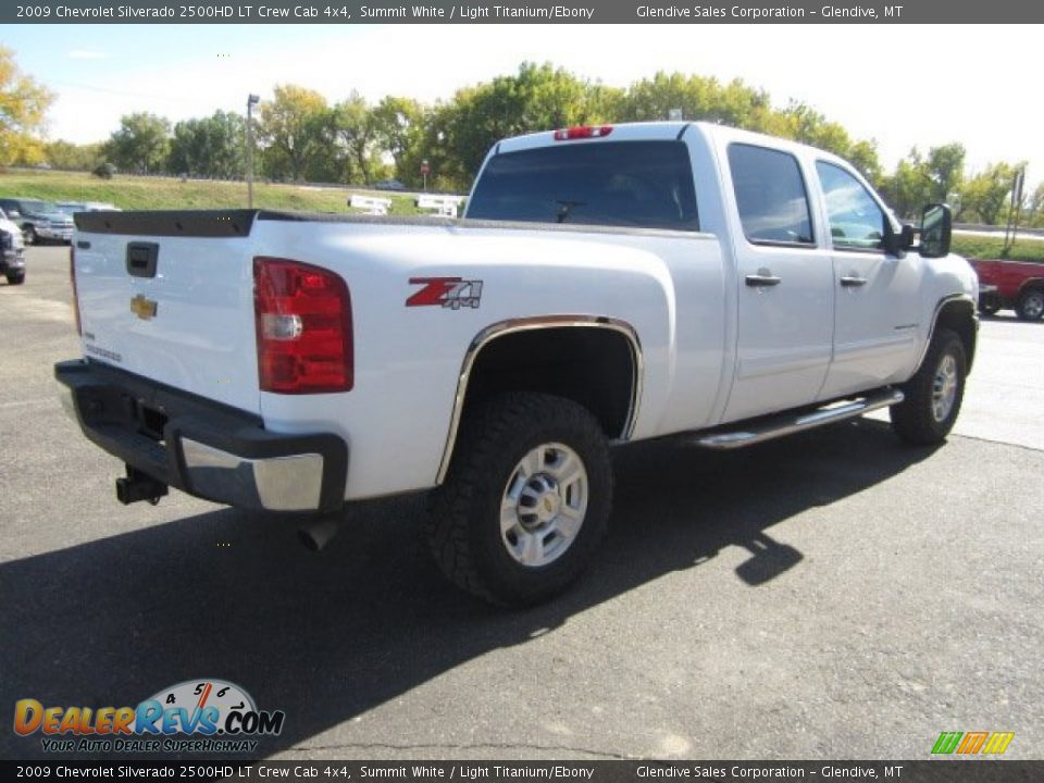2009 Chevrolet Silverado 2500HD LT Crew Cab 4x4 Summit White / Light Titanium/Ebony Photo #3
