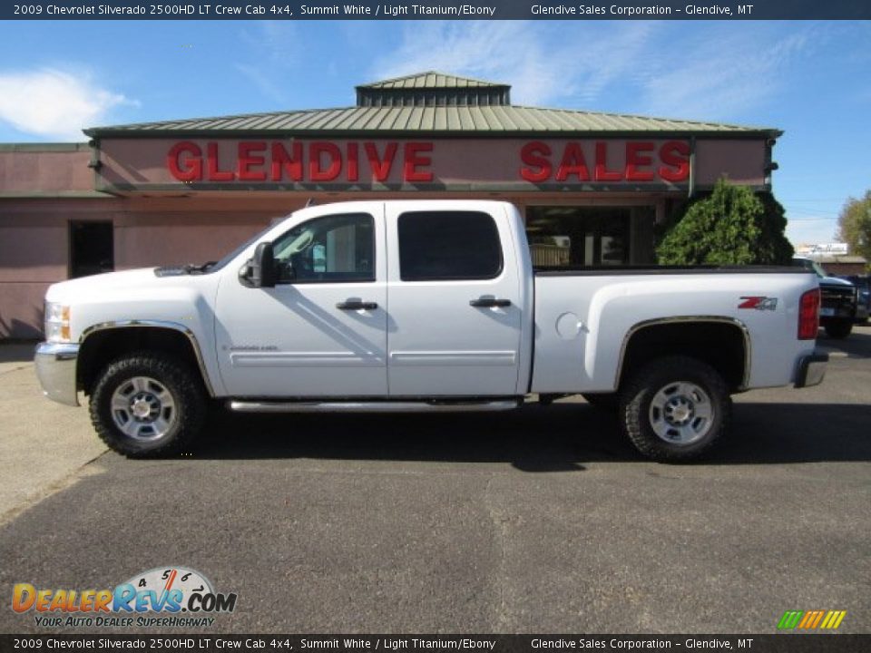 2009 Chevrolet Silverado 2500HD LT Crew Cab 4x4 Summit White / Light Titanium/Ebony Photo #5