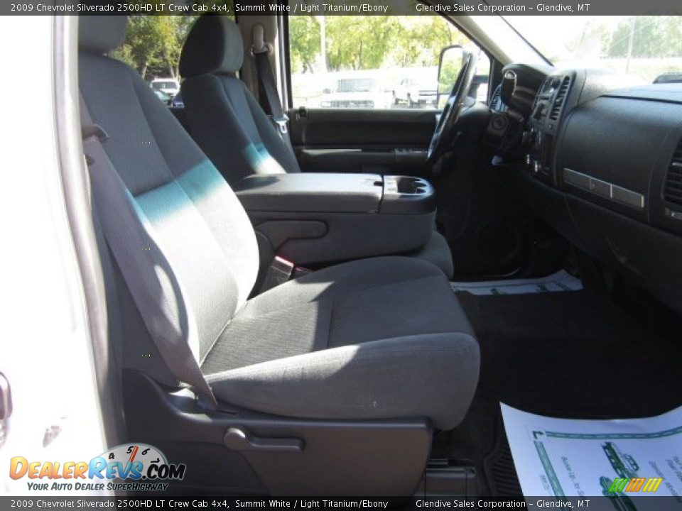 2009 Chevrolet Silverado 2500HD LT Crew Cab 4x4 Summit White / Light Titanium/Ebony Photo #7