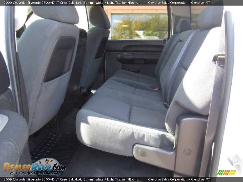 2009 Chevrolet Silverado 2500HD LT Crew Cab 4x4 Summit White / Light Titanium/Ebony Photo #8