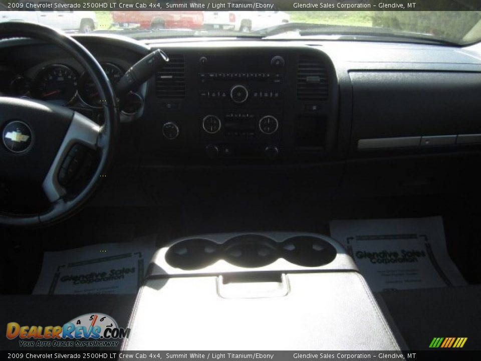 2009 Chevrolet Silverado 2500HD LT Crew Cab 4x4 Summit White / Light Titanium/Ebony Photo #9