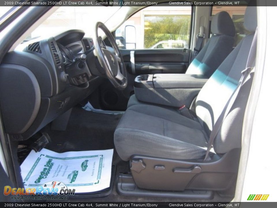 2009 Chevrolet Silverado 2500HD LT Crew Cab 4x4 Summit White / Light Titanium/Ebony Photo #10