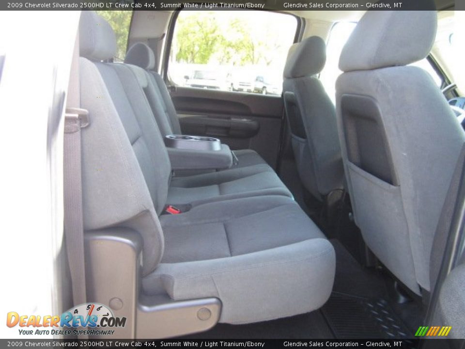2009 Chevrolet Silverado 2500HD LT Crew Cab 4x4 Summit White / Light Titanium/Ebony Photo #14
